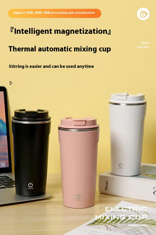 Insulated Coffee Tumblers with Flip Lid 12oz / 17oz, Stainless Steel Travel Coffee Mug Leak Proof, Vacuum Insulated Coffee Mug Reusable Cup, Keeps Cold and Hot for Coffee Tea