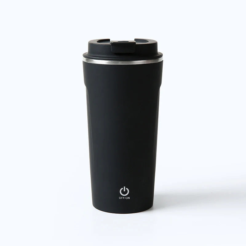 Insulated Coffee Tumblers with Flip Lid 12oz / 17oz, Stainless Steel Travel Coffee Mug Leak Proof, Vacuum Insulated Coffee Mug Reusable Cup, Keeps Cold and Hot for Coffee Tea