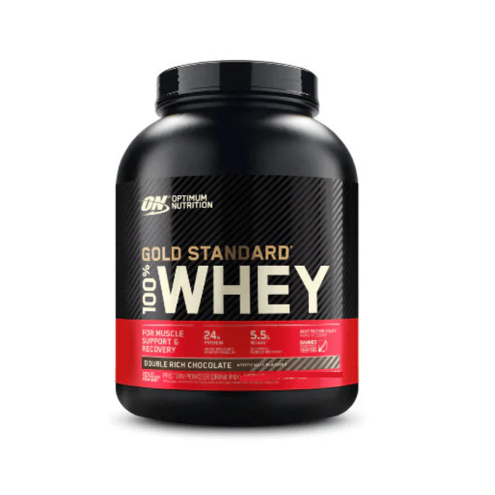 Optimum Nutrition Gold Standard 100% Whey Protein Powder, Double Rich Chocolate 1.98 Pound